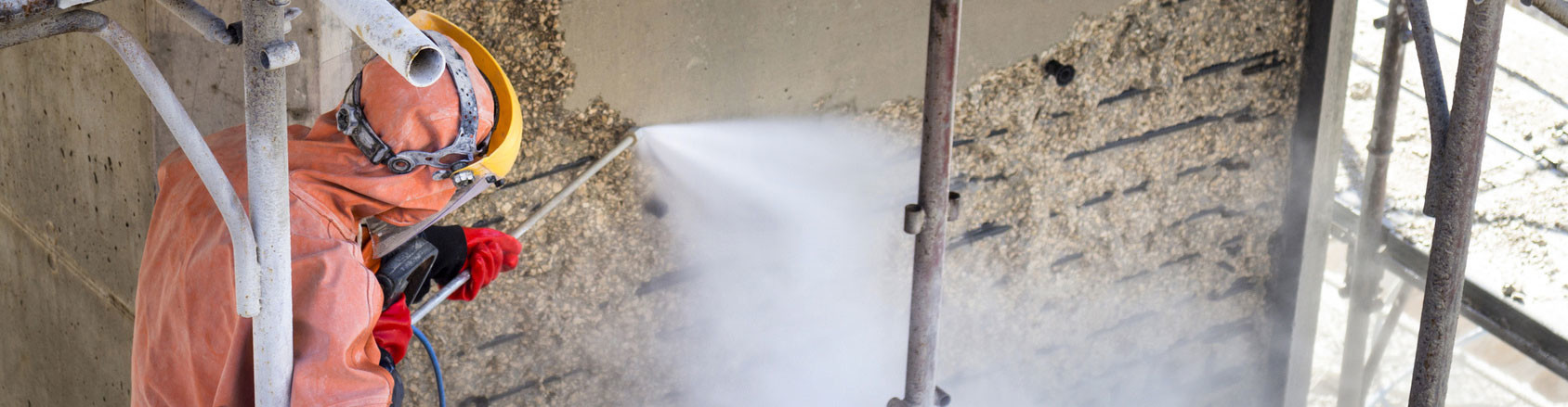 Industriereinigung Hochdruckreinigung Hochdruckwasserstrahlen Industrie Wand